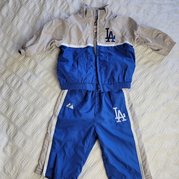 Majestic Other - Dodgers Baby Sweatsuit 2 Piece 3-6 months